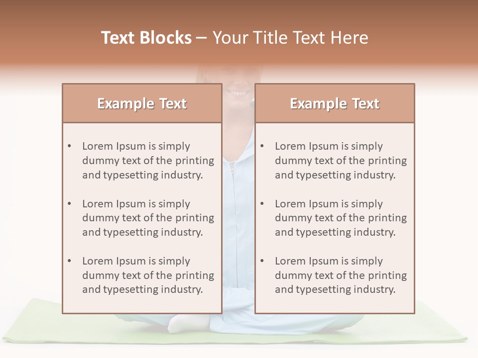 Beautiful Relaxation Feminine PowerPoint Template