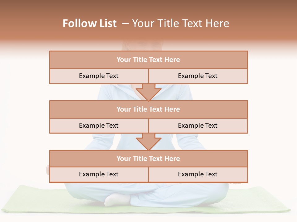 Beautiful Relaxation Feminine PowerPoint Template