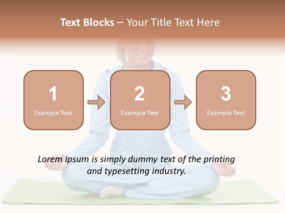 Beautiful Relaxation Feminine PowerPoint Template