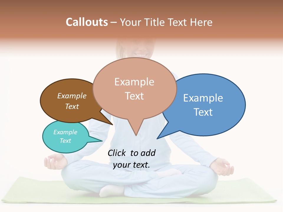 Beautiful Relaxation Feminine PowerPoint Template