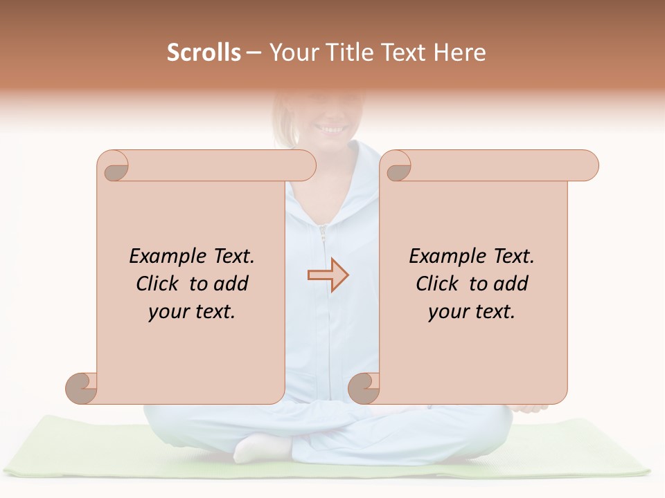 Beautiful Relaxation Feminine PowerPoint Template