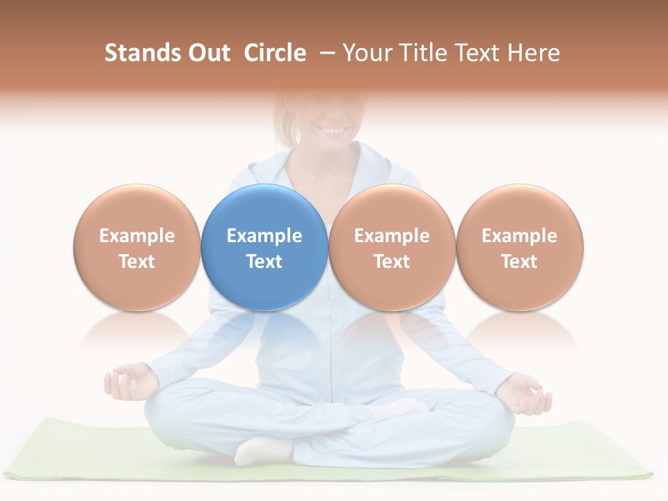 Beautiful Relaxation Feminine PowerPoint Template