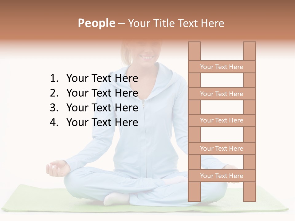 Beautiful Relaxation Feminine PowerPoint Template