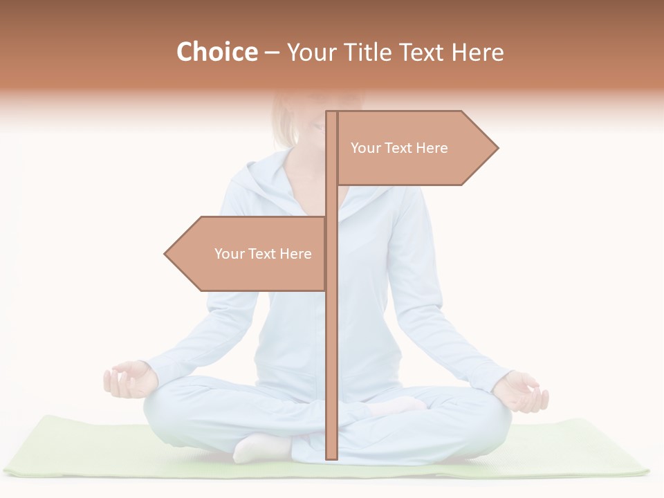 Beautiful Relaxation Feminine PowerPoint Template