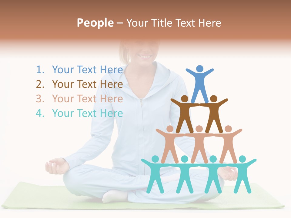 Beautiful Relaxation Feminine PowerPoint Template