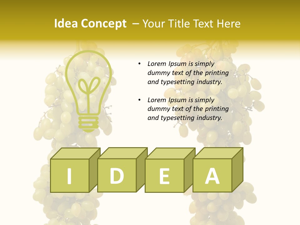 Sappy Food Product PowerPoint Template