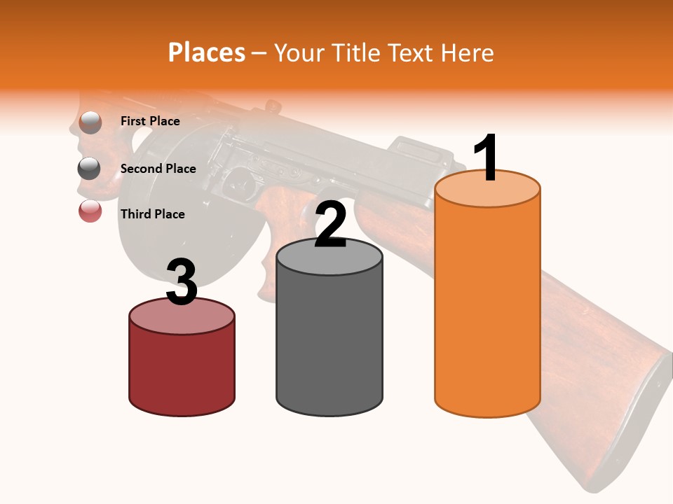 Machine Mafia Rifle PowerPoint Template
