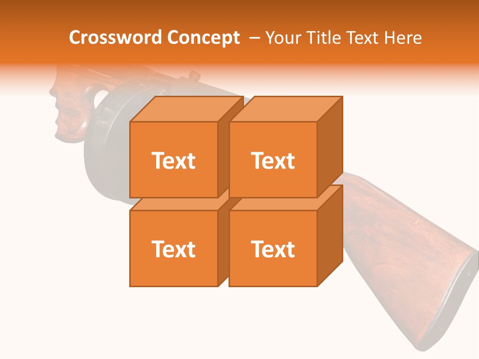 Machine Mafia Rifle PowerPoint Template
