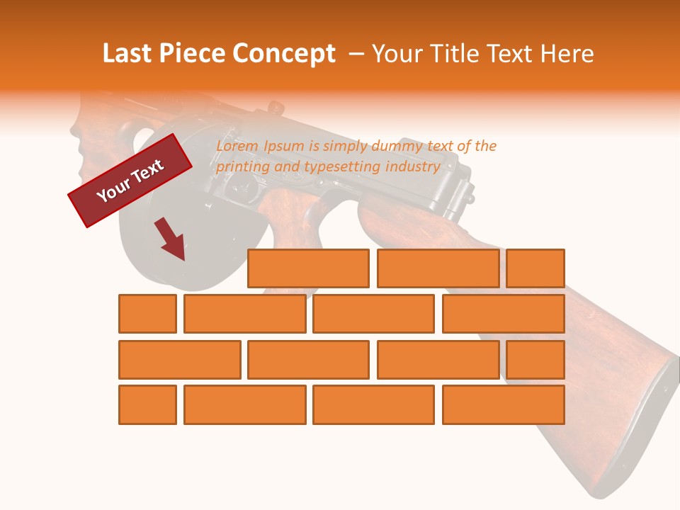 Machine Mafia Rifle PowerPoint Template