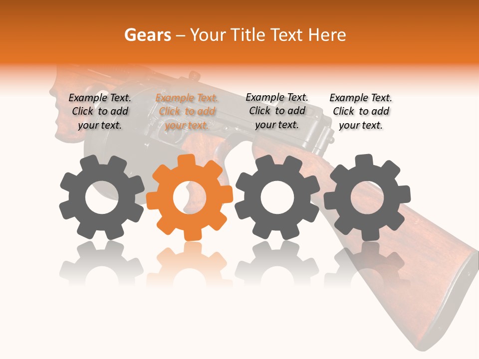 Machine Mafia Rifle PowerPoint Template