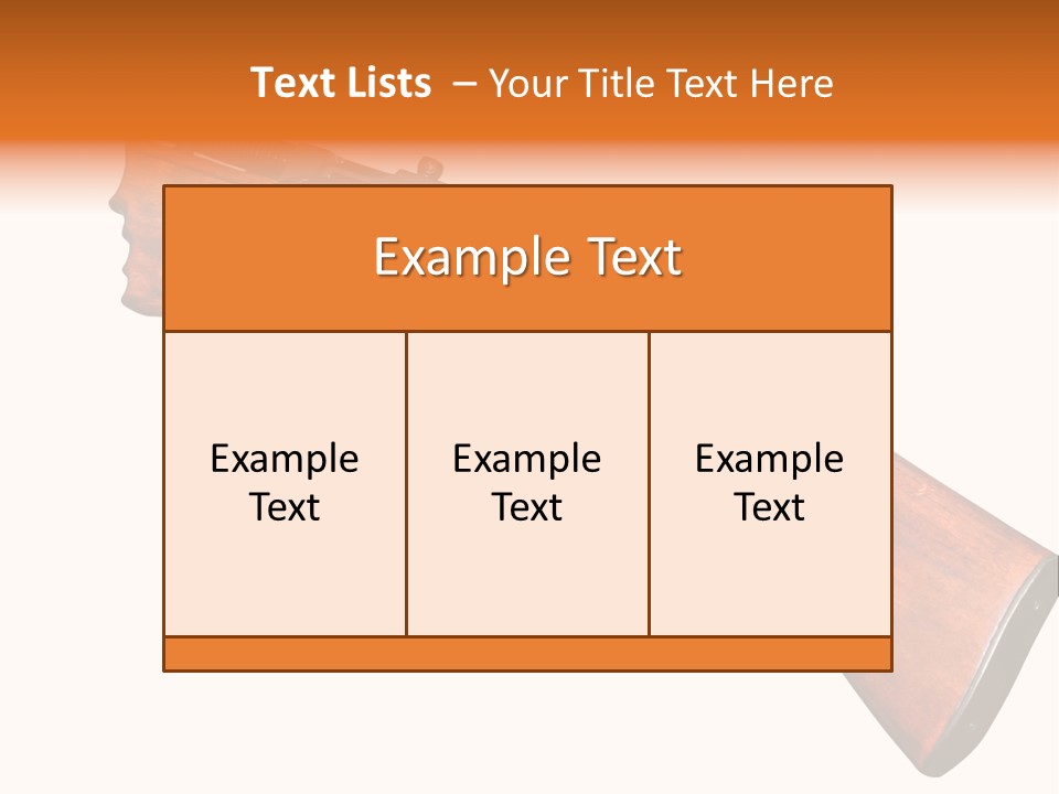 Machine Mafia Rifle PowerPoint Template