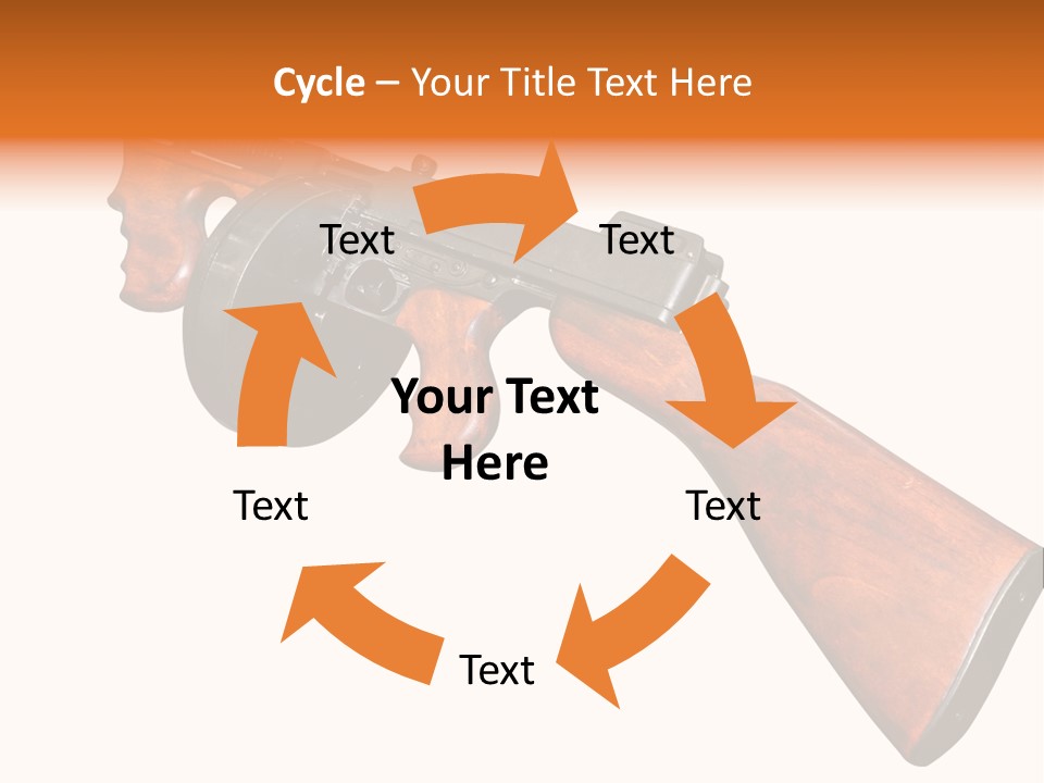 Machine Mafia Rifle PowerPoint Template