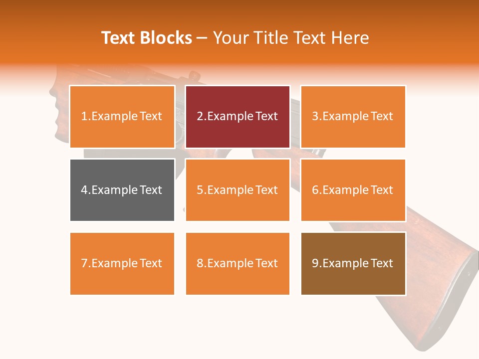 Machine Mafia Rifle PowerPoint Template