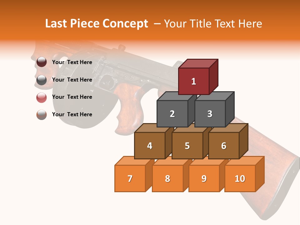 Machine Mafia Rifle PowerPoint Template