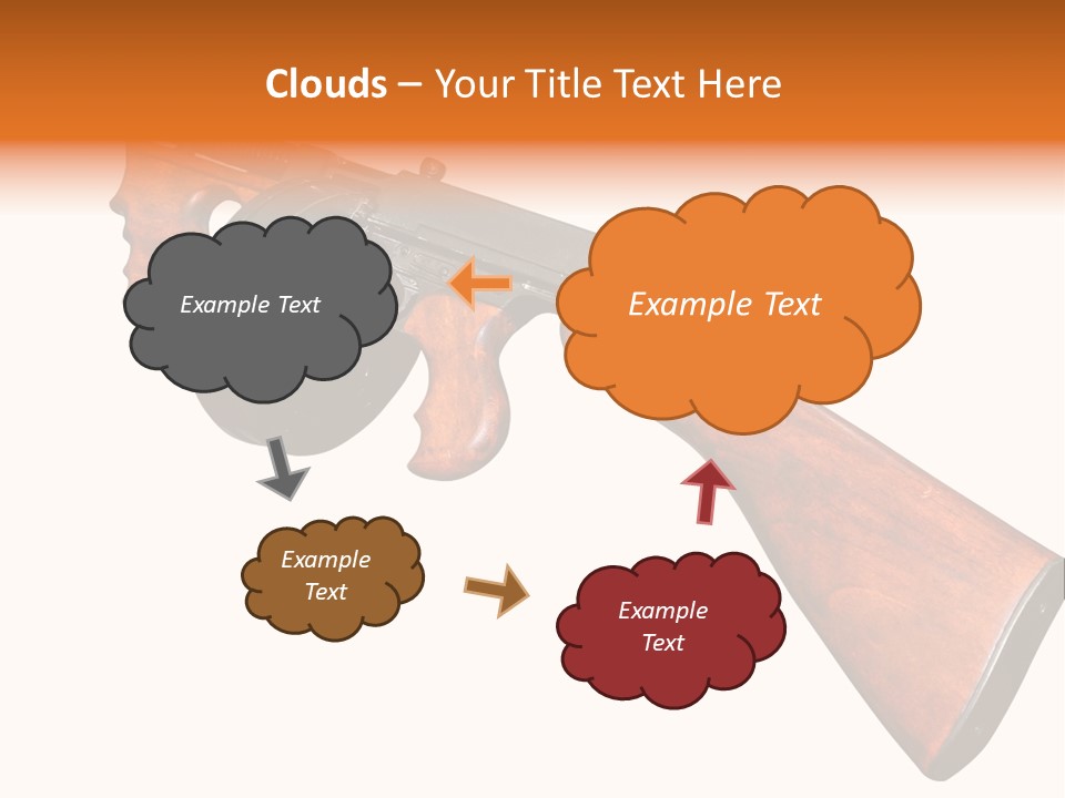 Machine Mafia Rifle PowerPoint Template