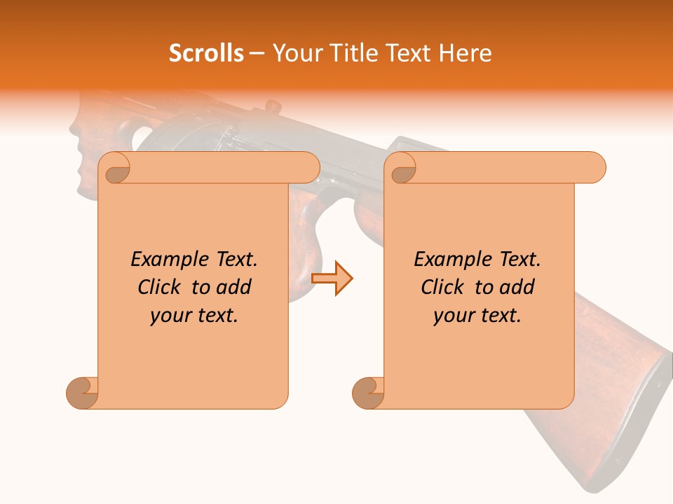 Machine Mafia Rifle PowerPoint Template