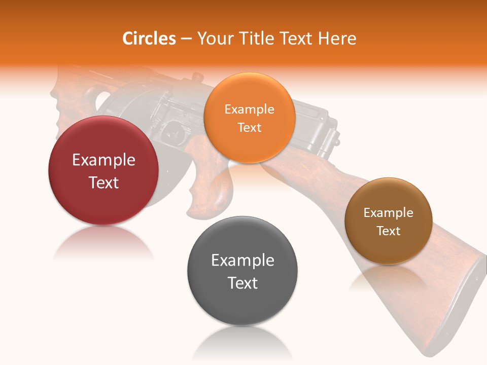 Machine Mafia Rifle PowerPoint Template