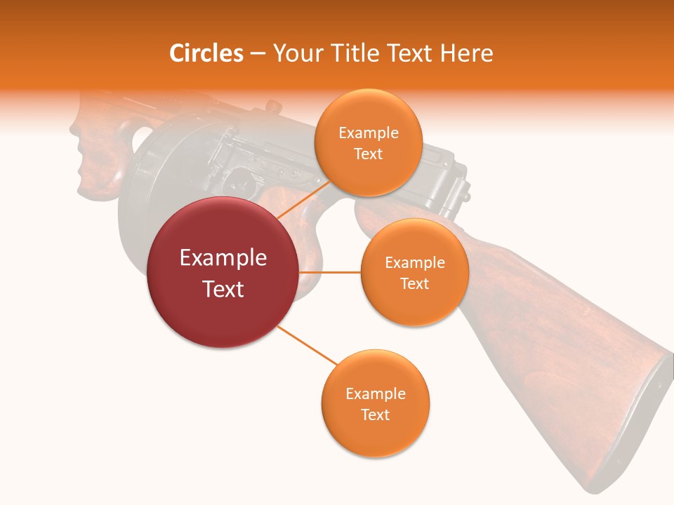 Machine Mafia Rifle PowerPoint Template