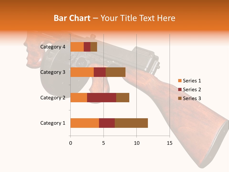 Machine Mafia Rifle PowerPoint Template