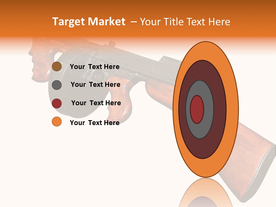Machine Mafia Rifle PowerPoint Template