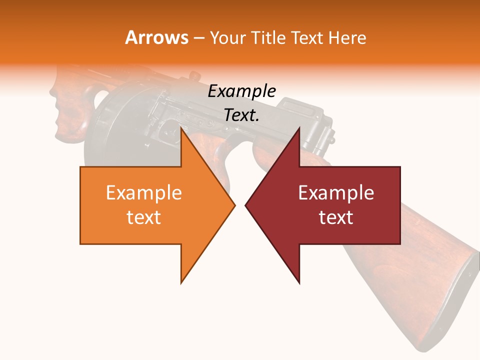Machine Mafia Rifle PowerPoint Template