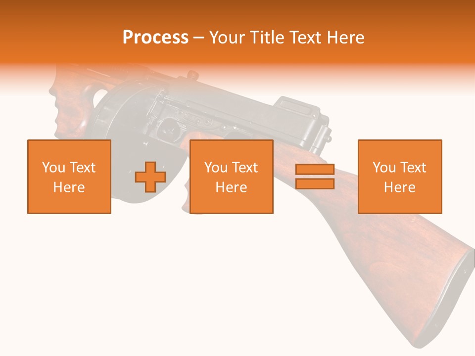 Machine Mafia Rifle PowerPoint Template