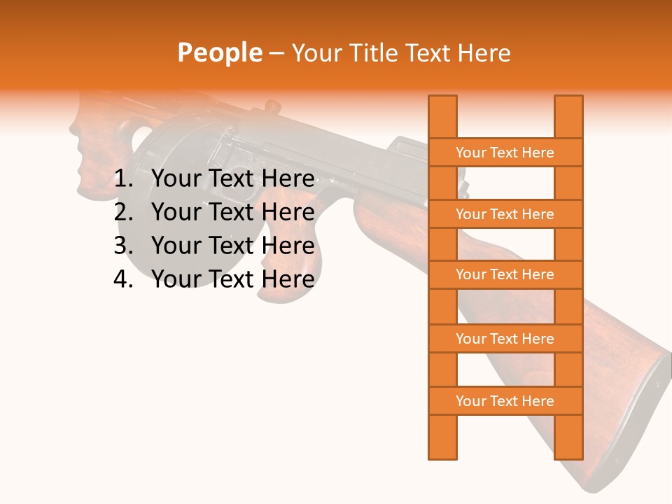 Machine Mafia Rifle PowerPoint Template
