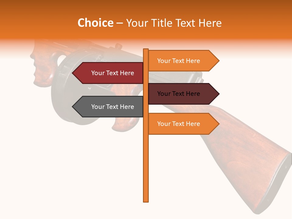 Machine Mafia Rifle PowerPoint Template