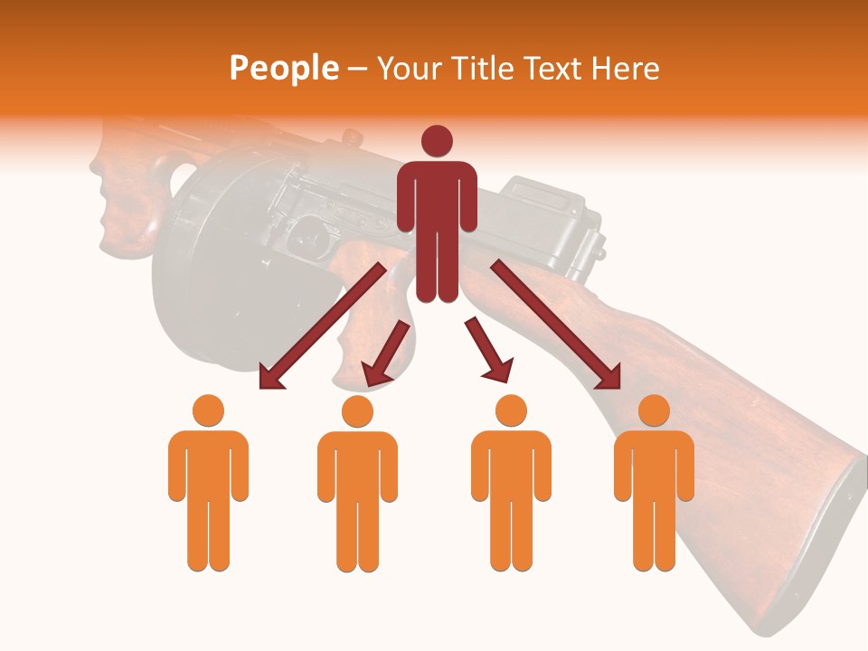 Machine Mafia Rifle PowerPoint Template