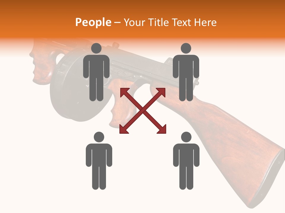 Machine Mafia Rifle PowerPoint Template