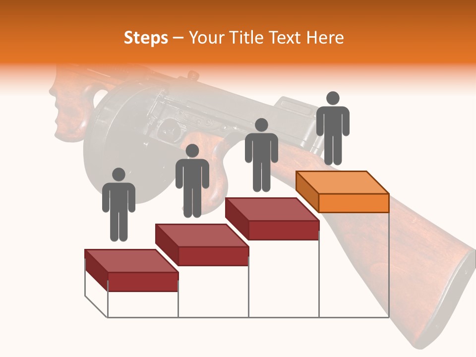Machine Mafia Rifle PowerPoint Template
