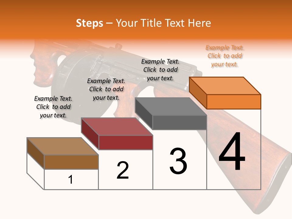 Machine Mafia Rifle PowerPoint Template