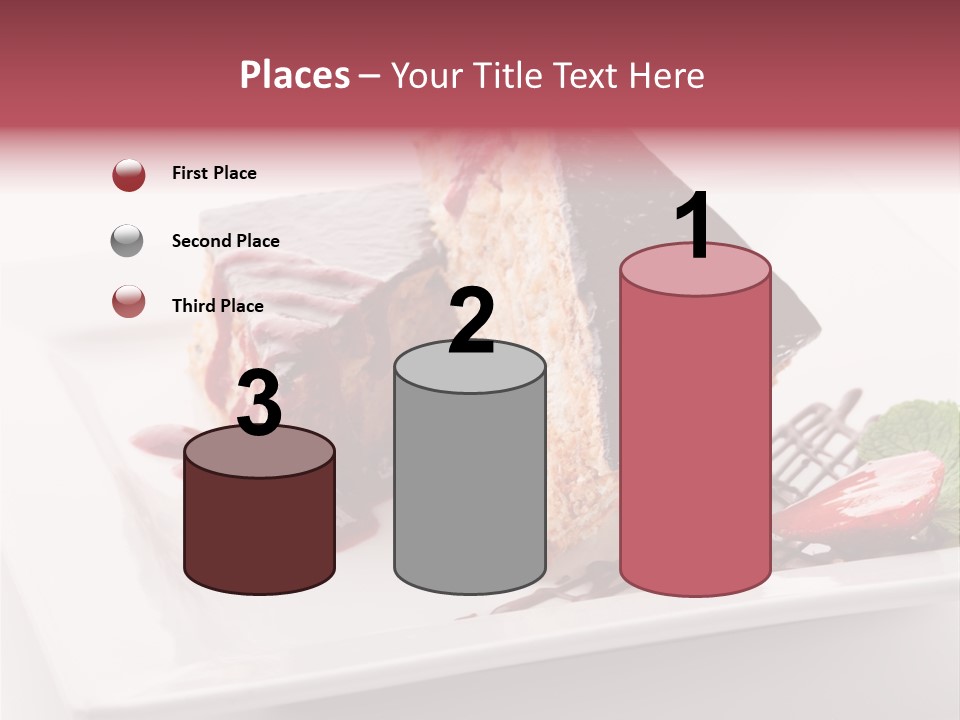 Closeup Pastry Food PowerPoint Template