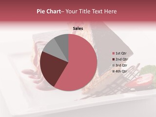 Closeup Pastry Food PowerPoint Template