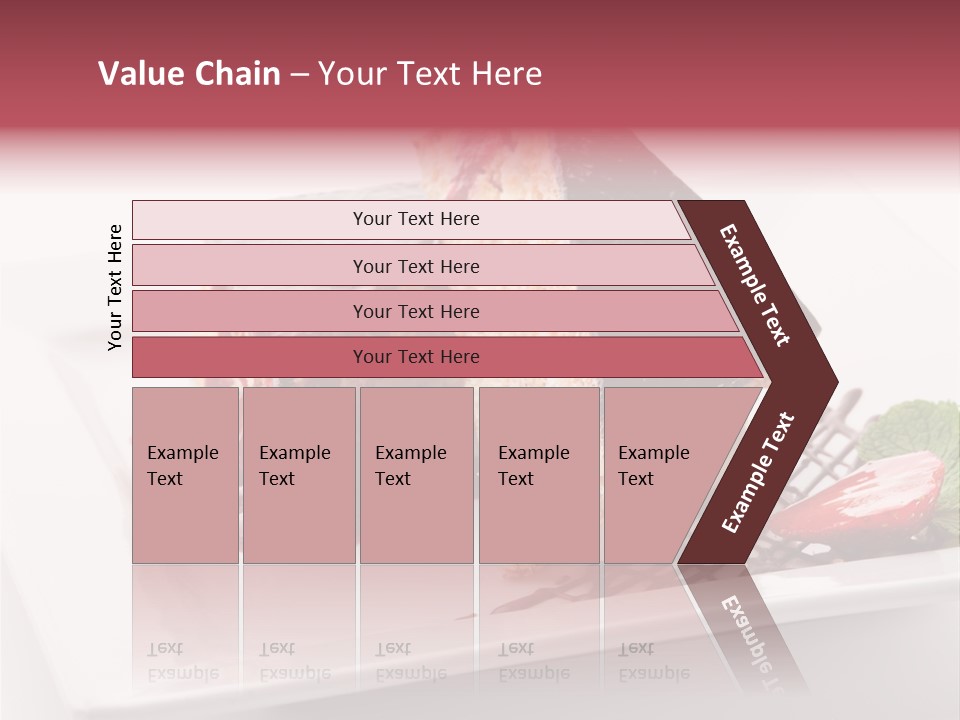 Closeup Pastry Food PowerPoint Template