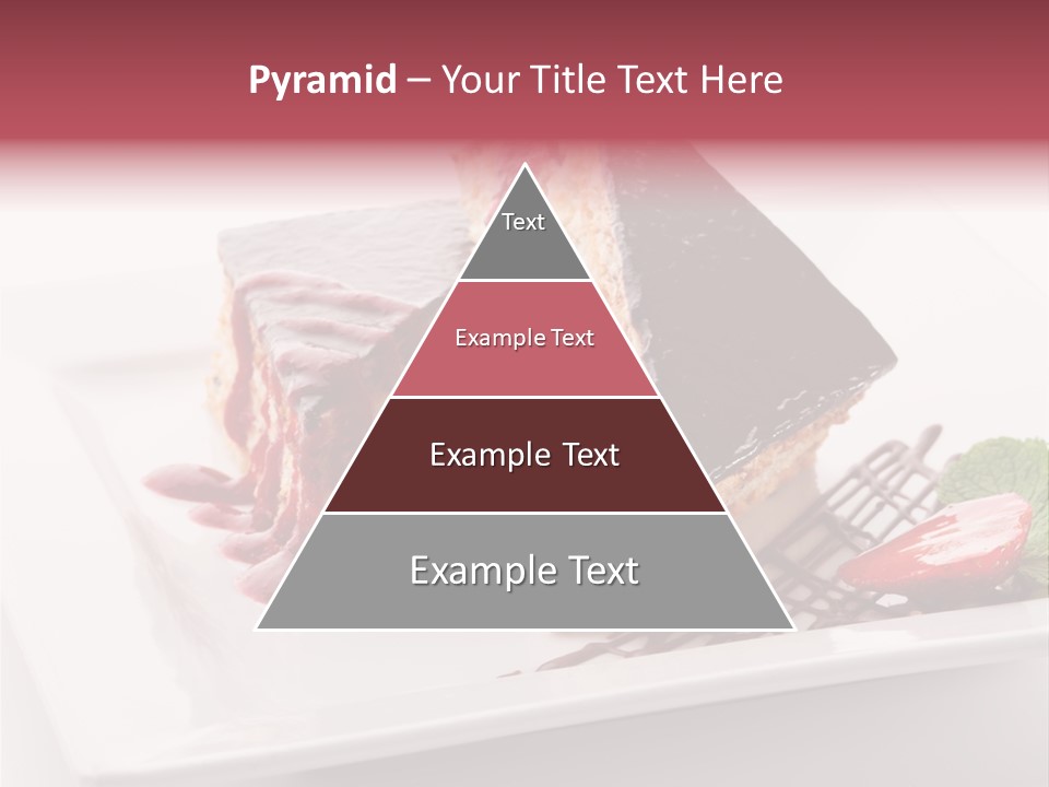 Closeup Pastry Food PowerPoint Template