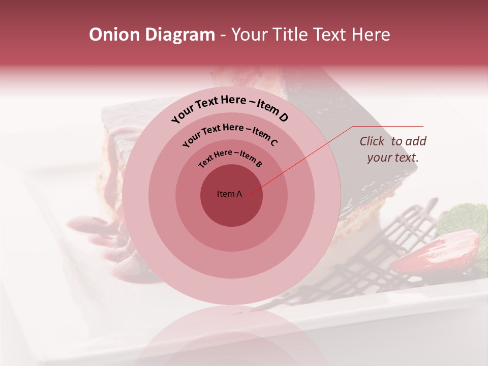 Closeup Pastry Food PowerPoint Template
