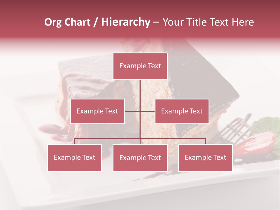 Closeup Pastry Food PowerPoint Template