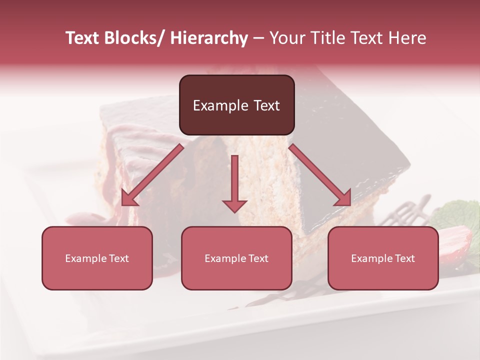 Closeup Pastry Food PowerPoint Template