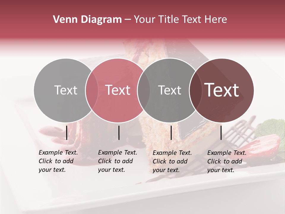 Closeup Pastry Food PowerPoint Template