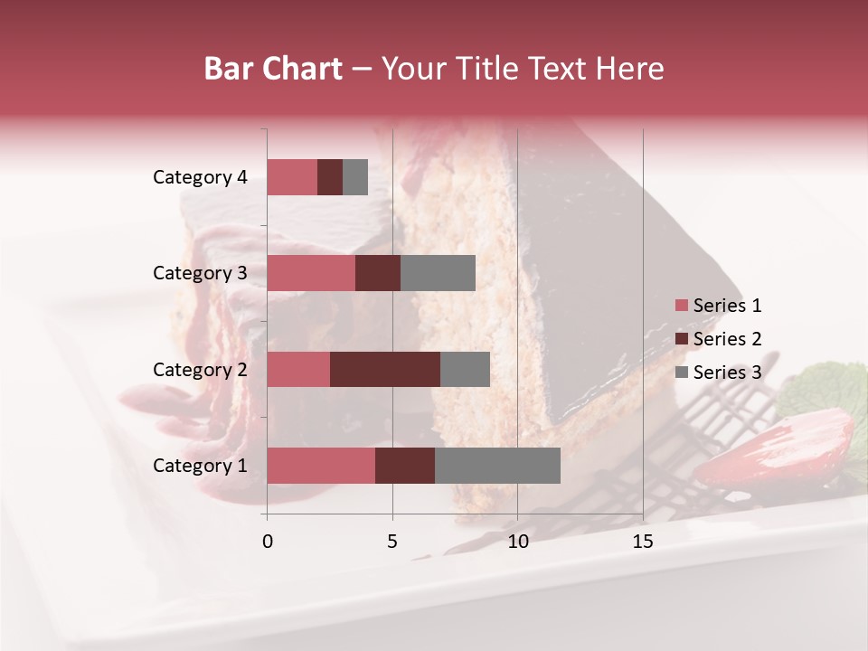 Closeup Pastry Food PowerPoint Template
