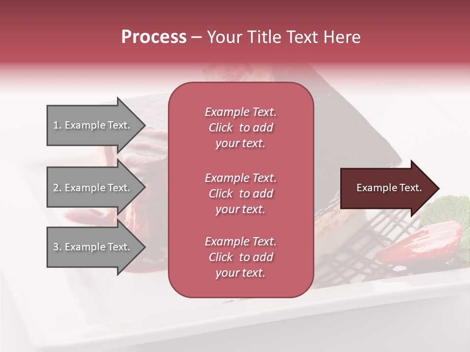 Closeup Pastry Food PowerPoint Template
