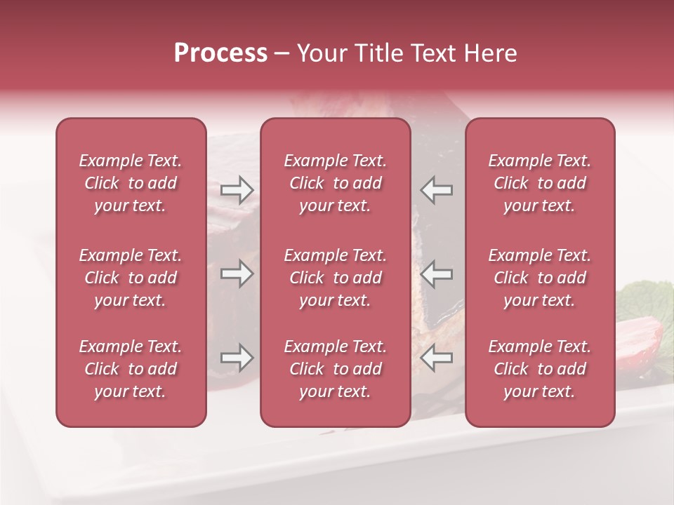 Closeup Pastry Food PowerPoint Template