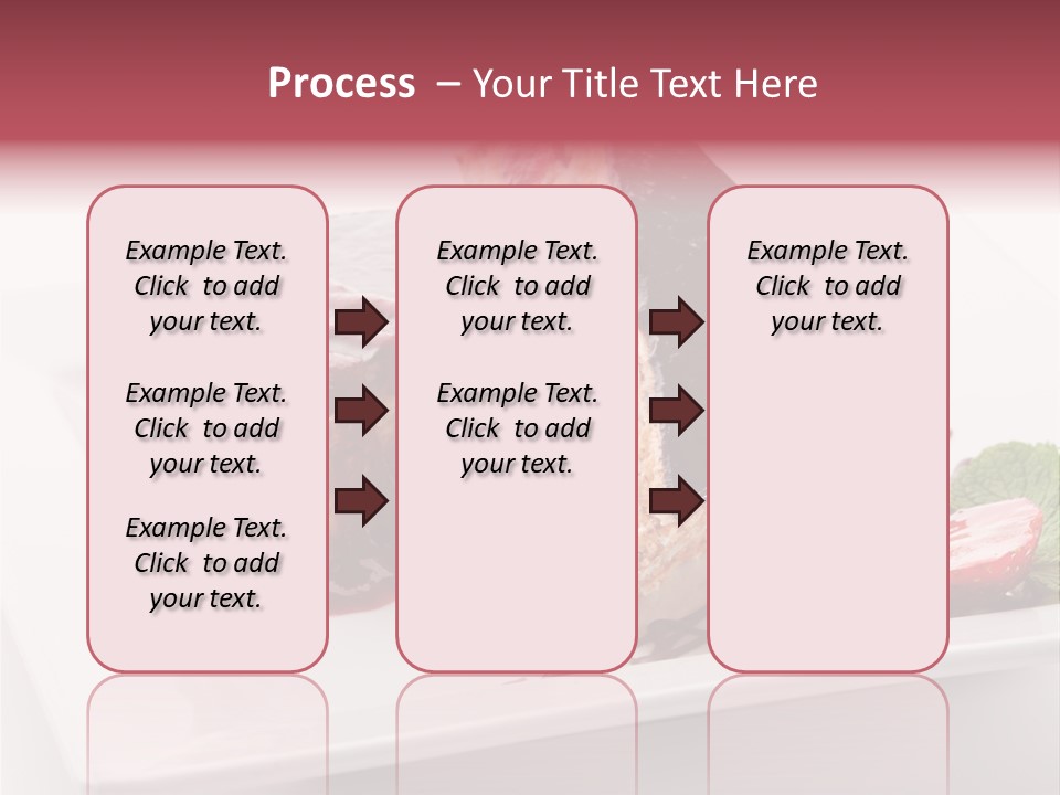 Closeup Pastry Food PowerPoint Template
