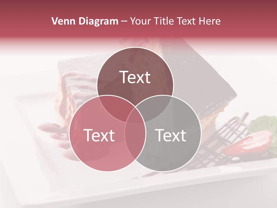 Closeup Pastry Food PowerPoint Template