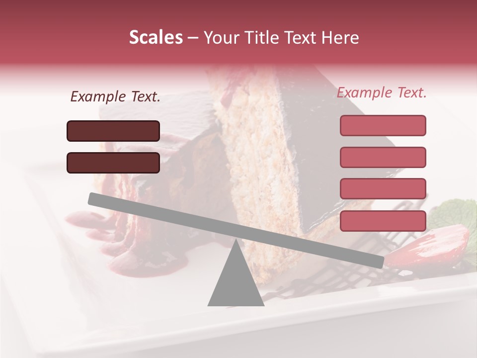 Closeup Pastry Food PowerPoint Template