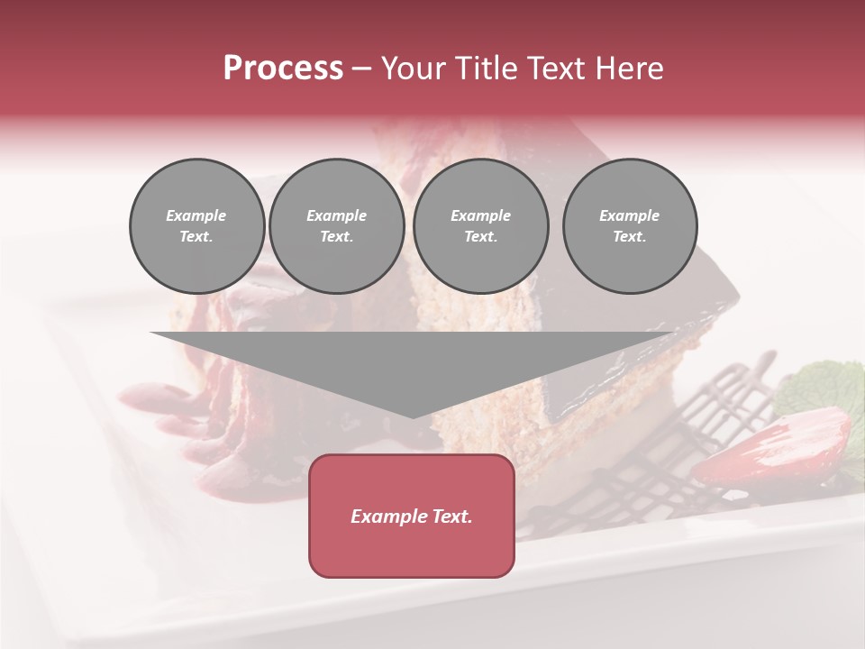 Closeup Pastry Food PowerPoint Template