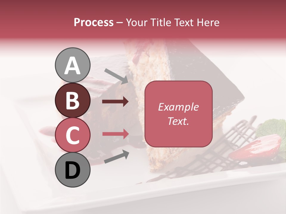 Closeup Pastry Food PowerPoint Template