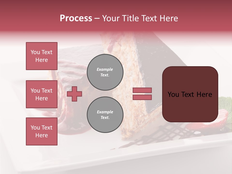 Closeup Pastry Food PowerPoint Template