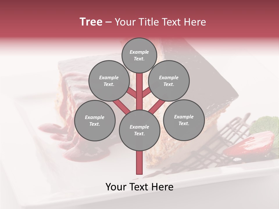 Closeup Pastry Food PowerPoint Template